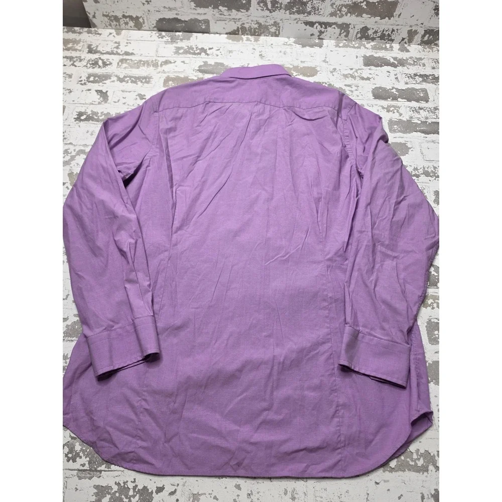 Banana Republic Mens XL Purple Stretch Slim Fit Button Down Shirt Long Sleeve